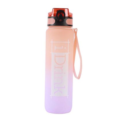 Immagine di Borraccia in Tritan 1000 ml arancione e lilla