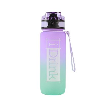 Immagine di Borraccia in Tritan 750 ml viola e verde acqua