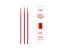 Immagine di Refill per penne cancellabili con tappo set 3 pezzi Rosso