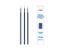 Immagine di Refill per penne cancellabili con tappo set 3 pezzi Blu