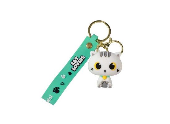 Immagine di Portachiave Gatto Bianco