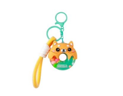 Immagine di portachiave donuts cane