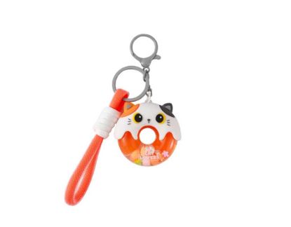 Immagine di portachiave Donuts Gatto Arancio