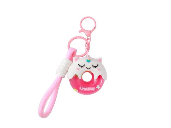 Immagine di portachiave Donuts Gatto Bianco