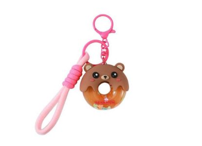 Immagine di portachiave Donuts Gatto Marrone