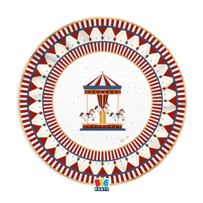 Immagine di Piatti cm25 Christmas Carousel 6 pezzi