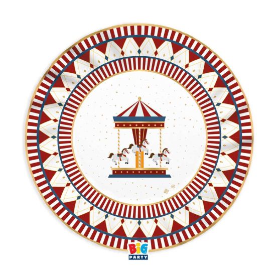 Immagine di Piatti cm25 Christmas Carousel 6 pezzi