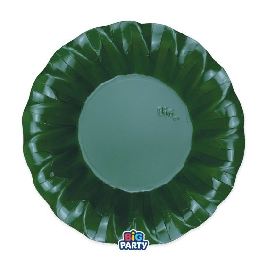 Immagine di Piatti Fondi cm24 Wavy Verde Foresta 6 pezzi