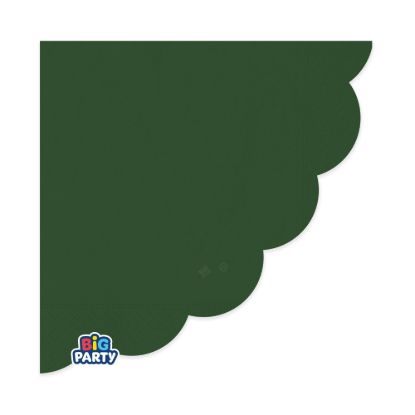 Immagine di Tovaglioli cm33 x 33 Wavy Verde Foresta 16 pezzi