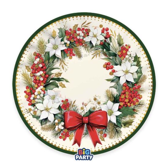 Immagine di Piatti cm30 Vintage Christmas 6 pezzi