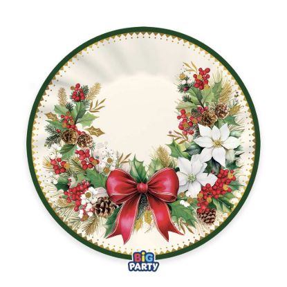 Immagine di Piatti cm25 Vintage Christmas 6 pezzi