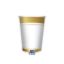 Immagine di Piatti cm20 Classic Gold Metal 6 pezzi