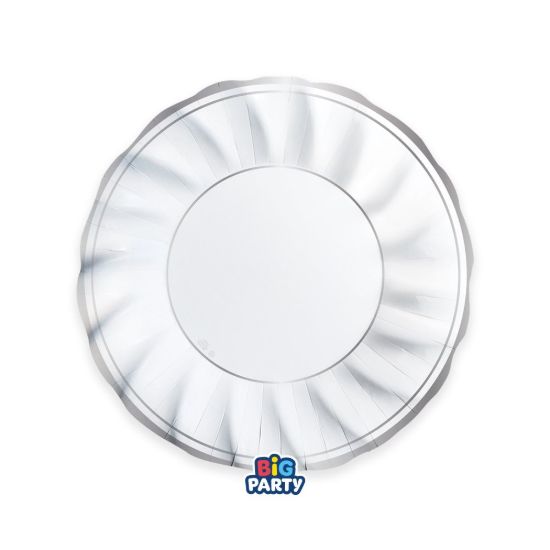 Immagine di Piatti cm25 Classic Silver Metal 6 pezzi