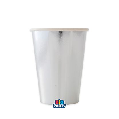 Immagine di Bicchieri cc250 Wavy Argento Metal 6 pezzi