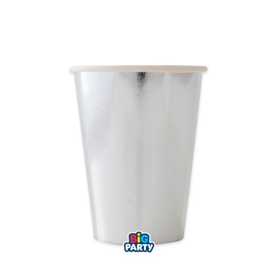 Immagine di Bicchieri cc250 Wavy Argento Metal 6 pezzi